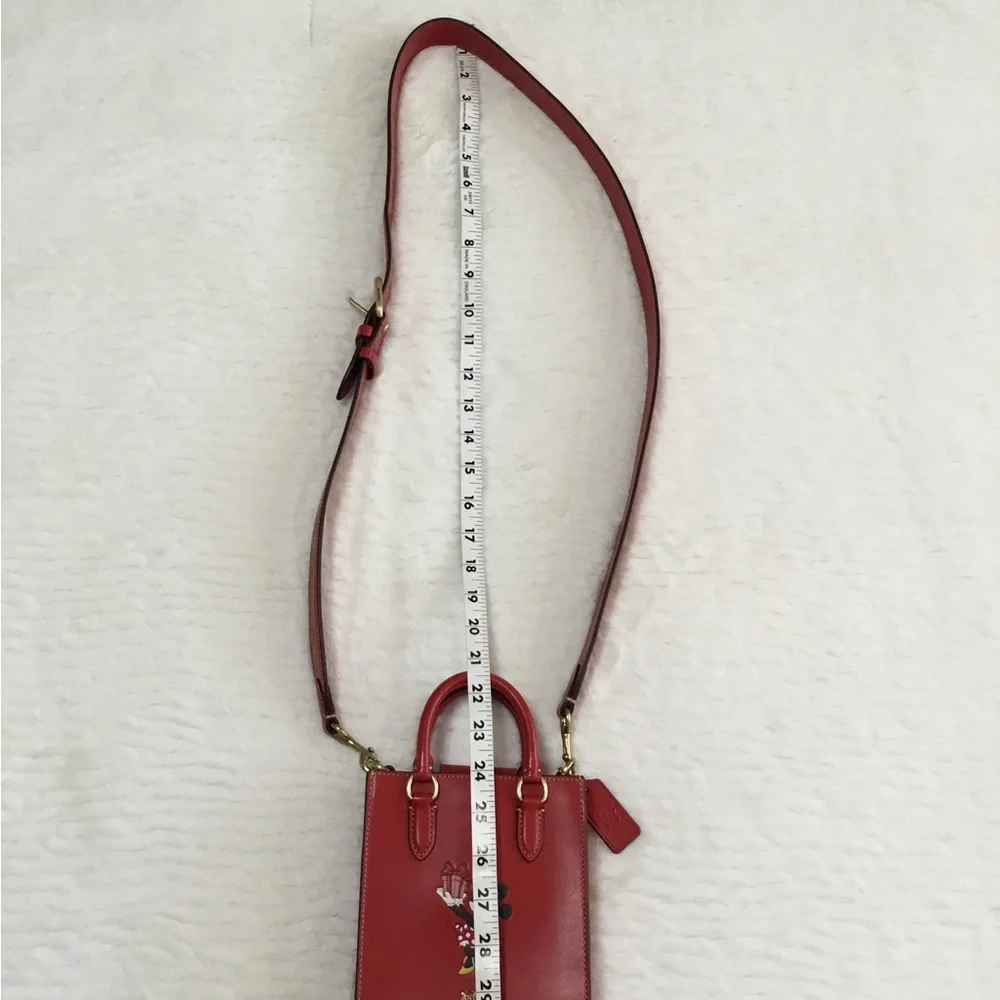 Coach And Disney Bags Disney X Coach North South Mini Tote With Minnie Mouse